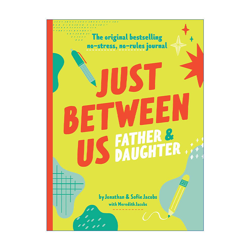 我们之间 父女沟通活动日志本 英文原版 Just Between Us: Father & Daughter 英文版 进口英语原版书籍
