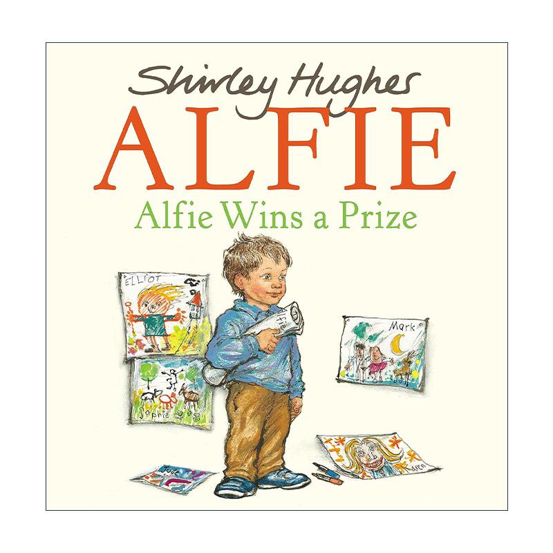 英文原版 Alfie Wins A Prize 艾尔菲与绘画比赛 雪莉·休斯绘本 两次凯特格林纳威奖获得者 英文版 进口英语原版书籍