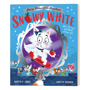 英文原版 Snowy White Fairy Tales for the Fearless 白雪猫 关于勇气的童话故事 巴士上的狮子作者加雷斯 P 琼斯 英文版 进口书