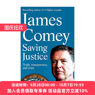英文原版 Saving Justice 我的坚守 真相、透明与信任 美国司法部 詹姆斯·科米 James Comey 英文版 进口英语原版书籍