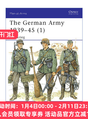 英文原版 The German Army 1939–45 1 二战德国陆军1  闪电战 历史上的军队系列 英文版 进口英语原版书籍
