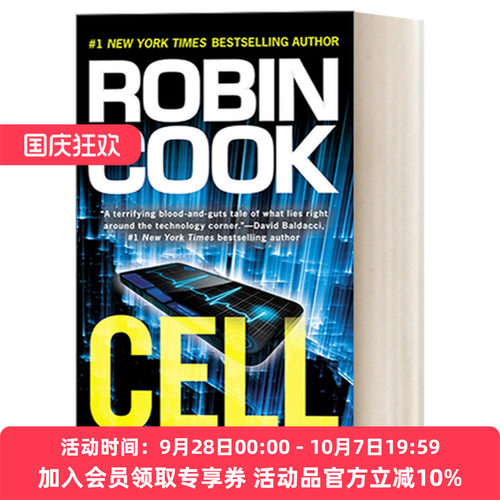 细胞 英文原版 Cell A Medical Thriller 医疗惊悚悬疑小说 纽约时报畅销书作者Robin Cook 简装 英文版 进口英语原版书籍