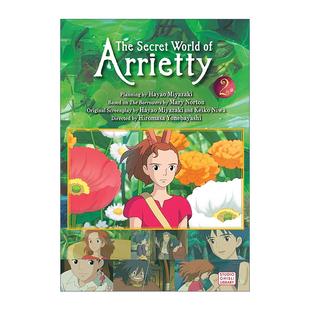书籍 进口英语原版 借东西 Secret World 小人阿莉埃蒂Vol.2 Film Arrietty 英文版 英文原版 Comic 宫崎骏 Vol.2