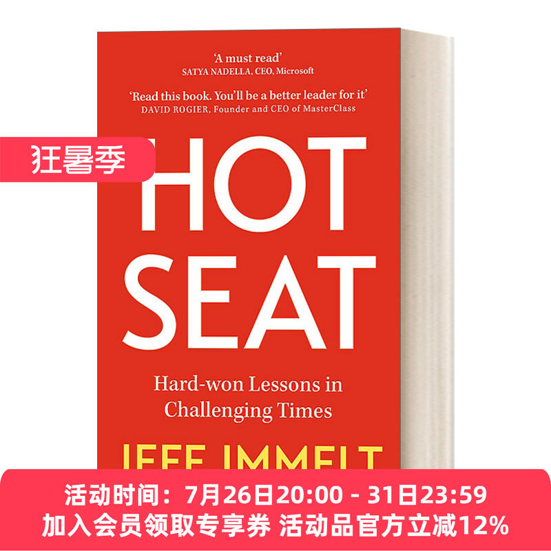 英文原版 Hot Seat 热门话题 美国通用电气的前首席执行官 英文版 进口英语原版书籍