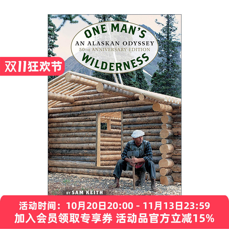 英文原版 One Man's Wilderness 一个人的荒野 50周年纪念版 美国国家户外图书奖 旅行探险传记 英文版 进口英语原版书籍