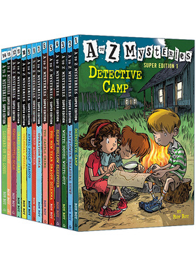 华研原版 神秘事件特别版14册 英文原版 A to Z Mysteries Super Edition 小学初级章节书 儿童侦探推理小说 英文版 进口英语书籍