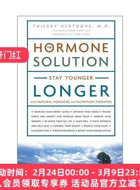 英文原版 The Hormone Solution 激素解决方案 用天然激素和营养疗法保持年轻 抗衰老指南 Thierry Hertoghe 进口英语原版书籍