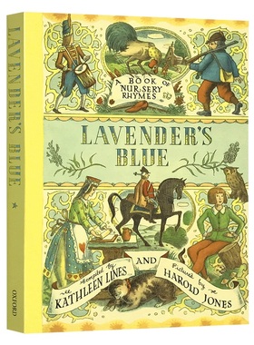 薰衣草是蓝色的 英文原版童书 Lavender’s Blue A Book of Nursery Rhymes 牛津儿童文学 英文版正版进口启蒙书