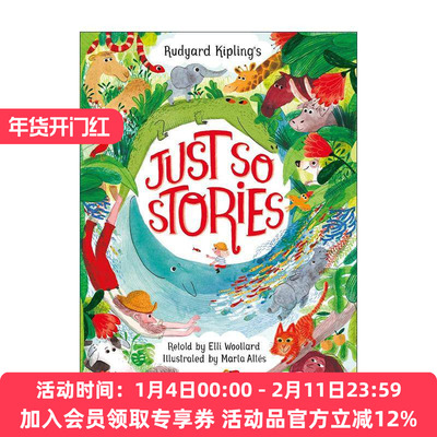 英文原版 Rudyard Kipling's Just So Stories 重述经典儿童文学 吉卜林 原来如此的故事 英文版 进口英语原版书籍