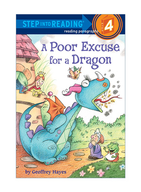 英文原版 Step Into Reading 4 Poor Excuse For a Dragon 龙的可怜借口 英文版 进口英语原版书籍