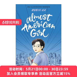 英文原版 Almost American Girl 韩裔美国人 漫画回忆录 英文版 进口英语原版书籍