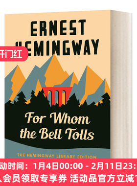英文原版小说 For Whom The Bell Tolls 丧钟为谁而鸣 英文版 进口英语原版书籍
