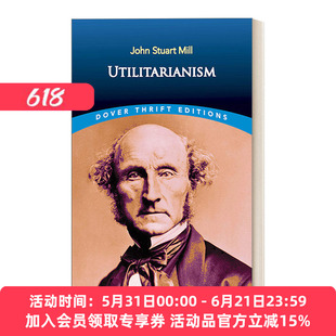 英文原版 Utilitarianism 功利主义 Dover Thrift Editions 英文版 进口英语原版书籍