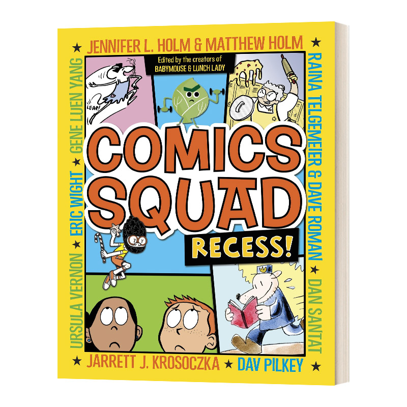 英文原版 Comics Squad Recess 漫画班1 休会 全彩幽默爆笑漫画小说 纽伯瑞奖作家Jen 英文版 进口英语原版书籍