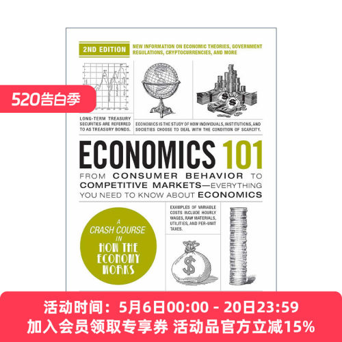 英文原版 Economics 101 经济学 第2版 101系列  精装 英文版 进口英语原版书籍