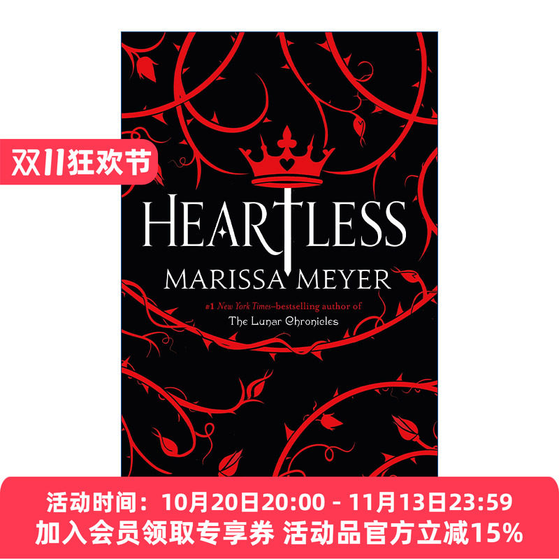 英文原版 Heartless 无情 红心皇后的故事 精装 英文版 进口英语原版书籍