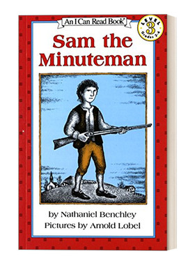 英文原版 Sam the Minuteman 一分钟人山姆 汪培珽第四阶段书单 I Can Read 3分级阅读 英文版 进口英语原版书籍