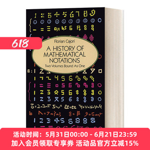 数学符号史 英文原版 A History of Mathematical Notations 英文版 进口英语原版书籍