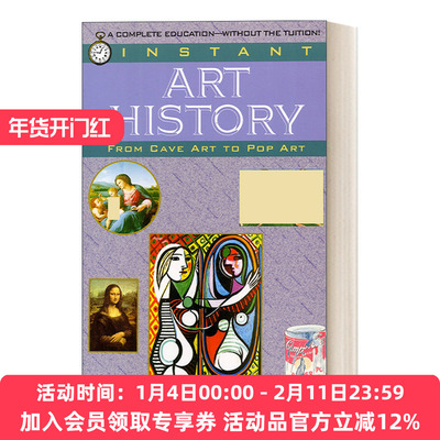即时艺术史 英文原版 Instant Art History 从洞穴艺术到波普艺术 工具书 Walter Robinson 英文版 进口英语原版书籍
