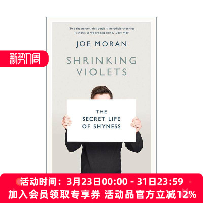 英文原版 Shrinking Violets 害羞之人的隐秘生活 Joe Moran 英文版 进口英语原版书籍