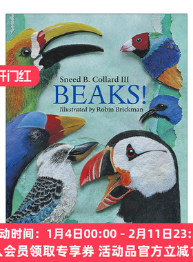 英文原版 Beaks 鸟喙 儿童动物科普百科绘本 Sneed B. Collard III 英文版 进口英语原版书籍