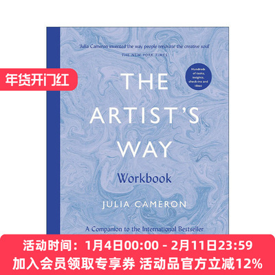 英文原版 The Artist's Way Workbook 创意是一笔灵魂交易工作指南 唤醒创作力 朱莉娅?卡梅伦 英文版 进口英语原版书籍