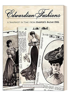 英文原版 爱德华七世时代的时尚 Edwardian Fashions 英文版 进口英语原版书籍