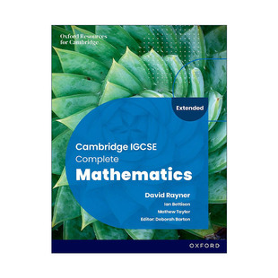 Student New Mathematics 英文原版 Book 第六版 IGCSE 进阶数学学生用书 Cambridge Complete 牛津剑桥IGCSE考试教材 Extended