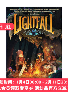英文原版 Lightfall The Dark Times 光陨3 黑暗时刻 全彩漫画小说 英文版 进口英语原版书籍