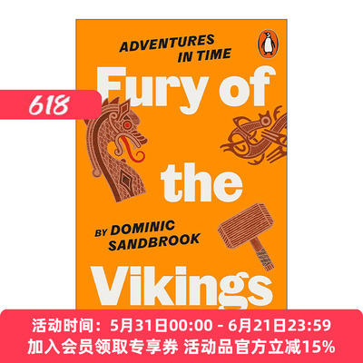 英文原版 Adventures in Time Fury of The Vikings 史上的冒险系列 愤怒的维京人 儿童历史读物 英文版 进口英语原版书籍