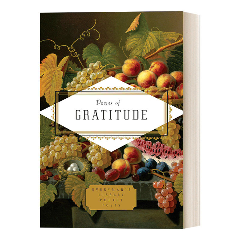 感恩之诗 英文原版 Poems of Gratitude 人人图书馆精装收藏版 Emily Fragos 英文版 进口英语原版书籍