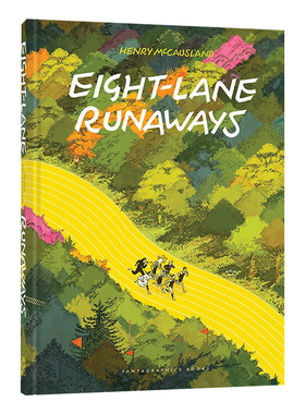 跑道上的八个逃亡者 英文原版 Eight Lane Runaways 漫画小说 图像小说 英文版 进口英语原版书籍