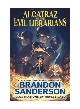 阿尔卡特拉兹与黑暗眼镜侠 英文原版 Alcatraz vs. the Evil Librarians 飓光志作者 英文版 进口英语原版书籍