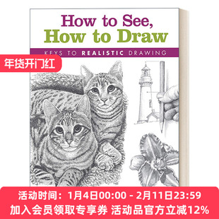 英文原版 How to See How to Draw 如何看 如何画 铅笔素描写实技法 Claudia Nice 英文版 进口英语原版书籍