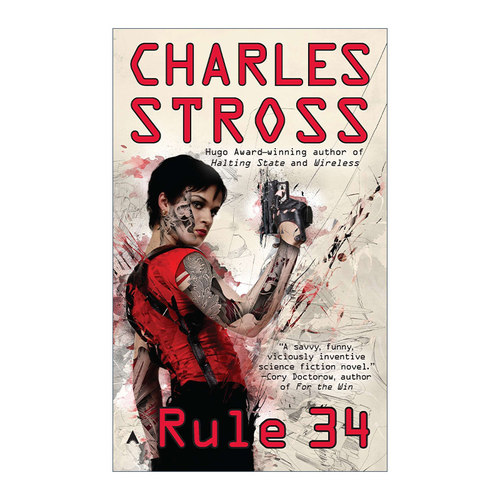 第三十四条规则 英文原版 Rule 34 Halting State 硬科幻推理小说 雨果奖得主Charles Stross 英文版 进口英语原版书籍