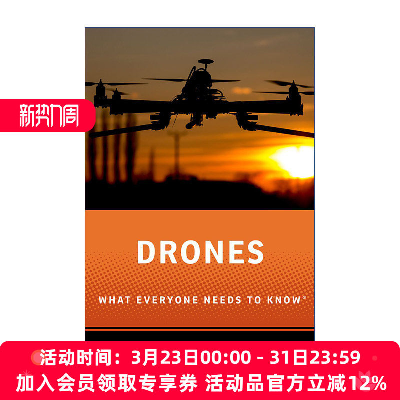 无人机 英文原版 Drones 牛津常识系列  What Everyone Needs to Know 英文版 进口英语原版书籍