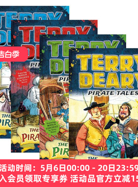 华研原版 英文原版 Terry Deary's Historical Talesy Pirate Tales 海盗传说4册 儿童章节小说故事书 英文版 进口英语原版书籍
