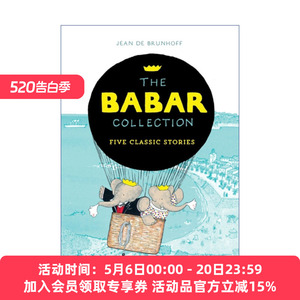 大象巴巴的故事  英文原版 The Babar Collection 5个经典故事合集 让·德·布吕诺夫 大师名作绘本 英文版 进口英语原版书籍
