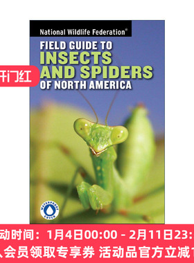 英文原版 National Wildlife Federation Field Guide to Insects and Spiders & Related Species of North America 北美昆虫