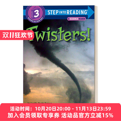 英文原版 Step into Reading 3 - Twisters 龙卷风 英文版 进口英语原版书籍