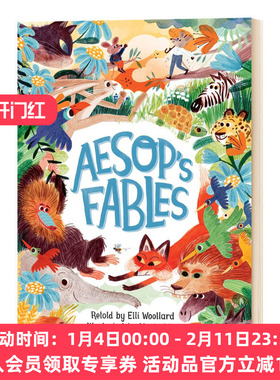 华研原版 伊索寓言 英文原版 Aesop’s Fables Marta Altes 儿童文学 故事书 名家绘本 英文版