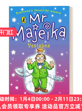 英文原版小说 Mr Majeika Vanishes 魔法老师马杰卡先生系列 马卡杰先生消失了 儿童文学 英文版 进口英语原版书籍