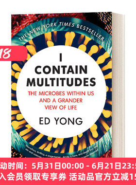 英文原版 I Contain Multitudes 我包罗万象 微生物视野下的生命图景全纪录 人体微生物的奥秘 英文版 进口英语原版书籍
