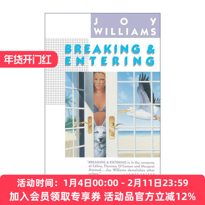 英文原版 Breaking and Entering 私闯民宅 犯罪小说 Joy Williams 英文版 进口英语原版书籍