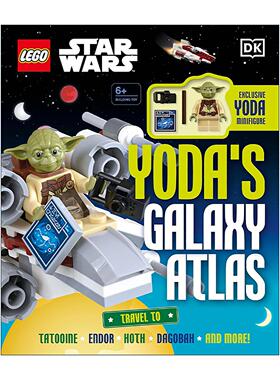 英文原版 DK LEGO Star Wars Yoda's Galaxy Atlas 乐高星球大战 尤达的银河图鉴精装 英文版 进口英语原版书籍