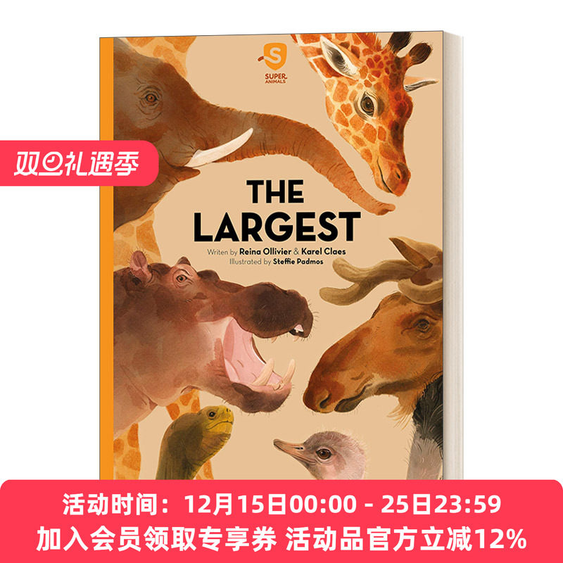 英文原版 Super Animals.The Largest Super Animals  3 超级动物3 地球上至大的动物 儿童精装生物学科普绘本 英文版 进口书籍
