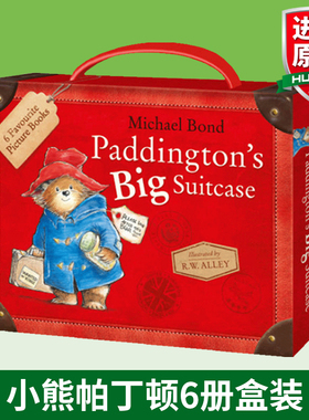 华研原版 小熊帕丁顿6册盒装 英文原版 名家绘本Paddington’s Big Suitcase 经典儿童故事绘本 帕丁顿熊 迈克尔邦德 英文版进口书