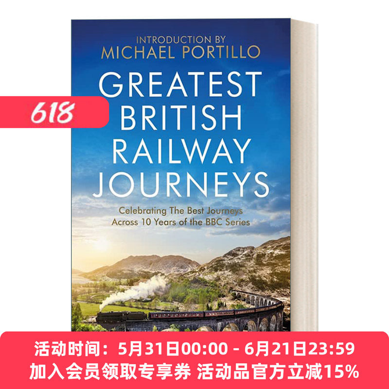 英文原版 Greatest British Railway Journeys 伟大的英国铁路之旅 英文版 进口英语原版书籍