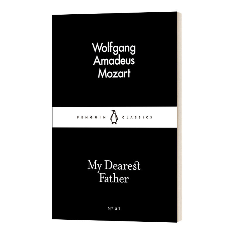 my dearest father 莫扎特 我亲爱的父亲 小黑书 英文版 进口英语原版