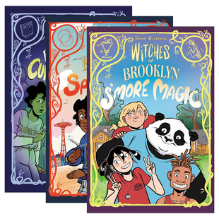 英文原版 Witches of Brooklyn 布鲁克林的女巫系列3-5册 儿童奇幻冒险漫画 Sophie Escabasse 英文版 进口英语原版书籍